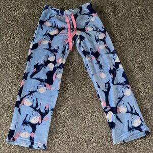 Disney Eeyore Blue and Pink Pajama Pants